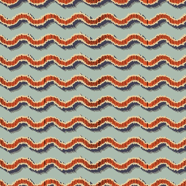 Retro zigzag pattern, abstract geometric background in 80s, 90s style. Geometrical simple illustration