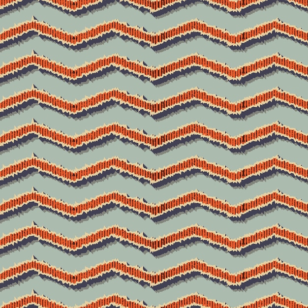 Retro zigzag pattern. Abstract geometric background in 80s, 90s style image. Geometrical simple illustration