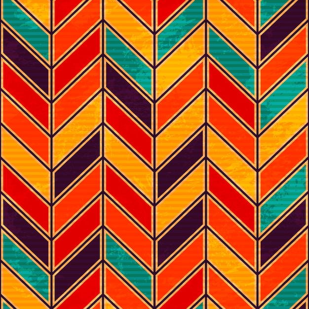 Retro zigzag seamless pattern