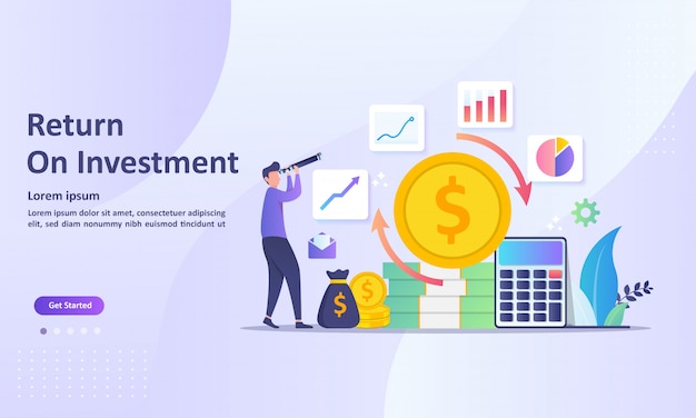 Return on investment concept