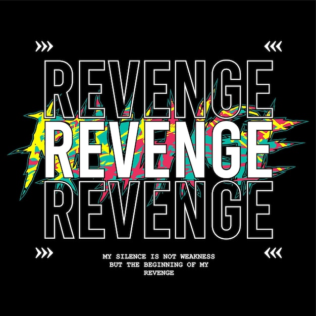 Revenge tshirt print streetwear