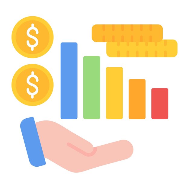 Revenue Flat Illustration