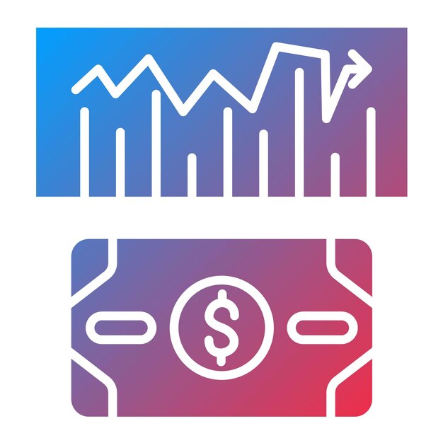 벡터 수익 아이콘 터 이미지는 회계에 사용할 수 있습니다.