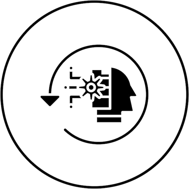 Reverse Engineering icoon vector afbeelding Kan worden gebruikt voor Data Analytics