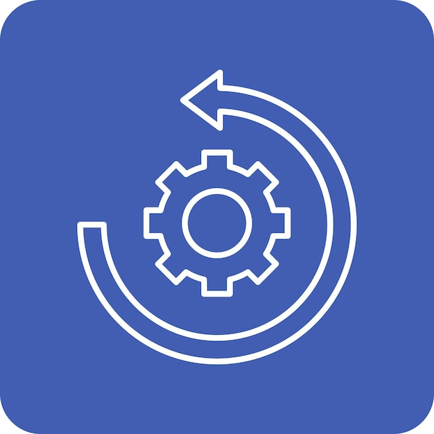 Reverse Engineering vector icon Can be used for Data Analytics iconset