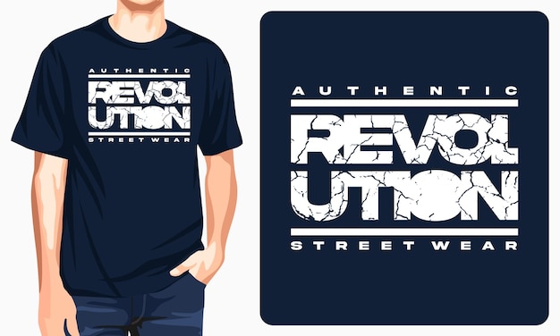 ベクトル revolution-プリント用グラフィックtシャツ