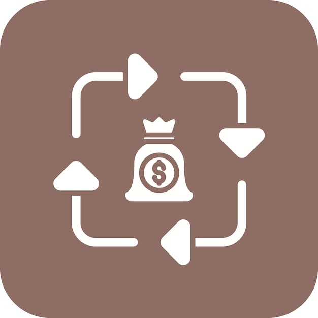 Revolving Fund icon vector image Can be used for Business People
