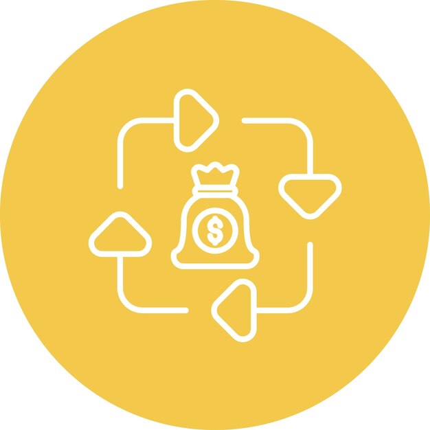 Revolving Fund icon vector image Can be used for Business People
