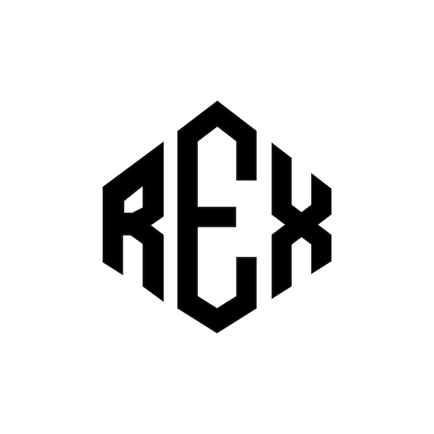 ロゴのデザインはポリゴン (多角形) とキューブ (立方形) ロゴの設計はヘクサゴン (六角形) でロゴは白と黒の色でモノグラム (ロゴ) ビジネスと不動産のロゴです
