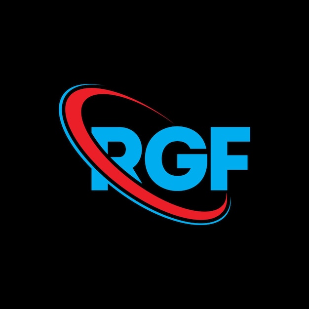RGF логотип RGF буква RGF буква дизайн логотипа инициалы RGF логотипа, связанного с кругом и заглавными буквами монограммы логотипа RGF типографии для технологического бизнеса и бренда недвижимости