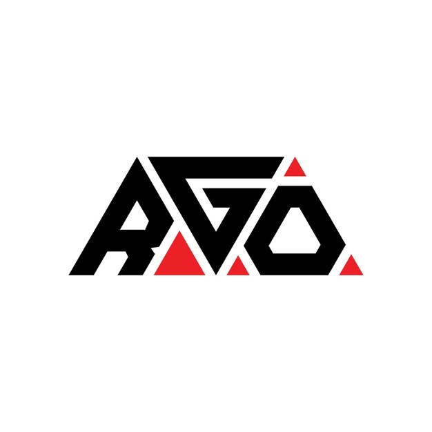rgo triangle letter logo design with triangle shape rgo triangle logo design monogram rgo triangle vector logo template with red color rgo triangular logo simple elegant and luxurious logo rgo