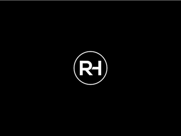 RH 로고 디자인