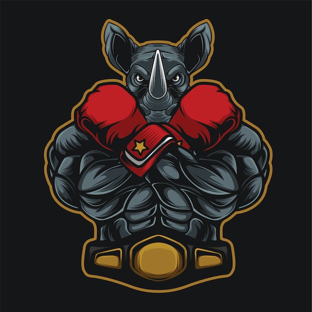 Боксерские перчатки Rhino Champion