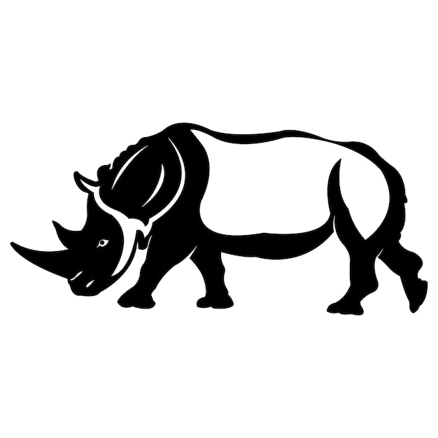 rhino icon vector illustration design template