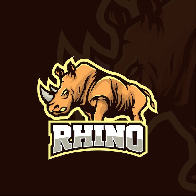 Vector rhino illustratie