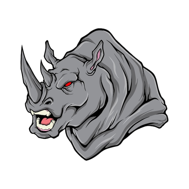 Rhino 로고 삽화