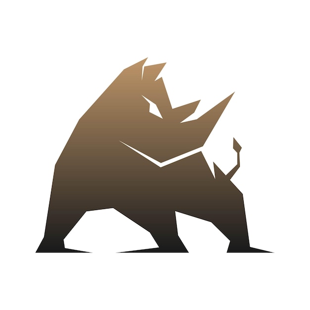 Rhino logo icon design