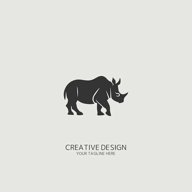 rhino logo vector