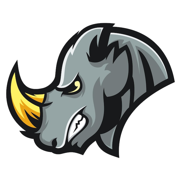 Rhino Mascot Logo