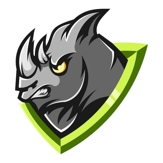 Rhino mascotte-logo