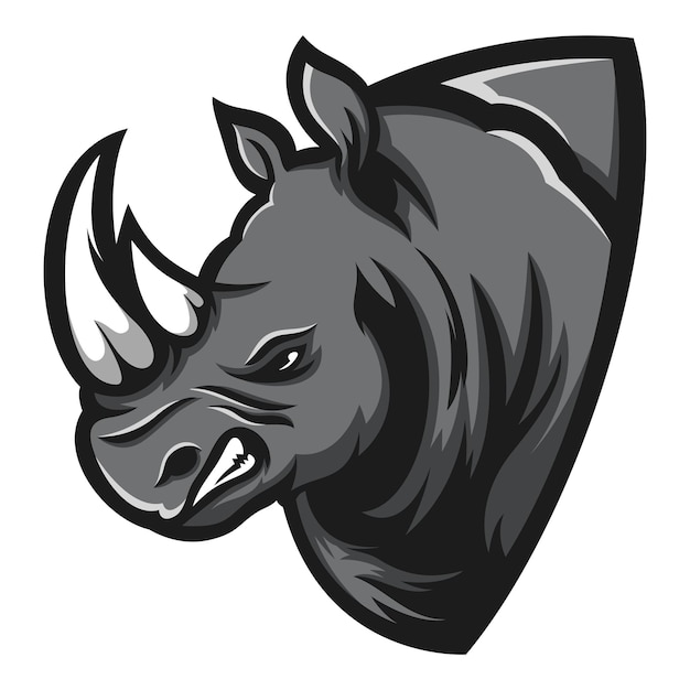 Rhino mascotte-logo