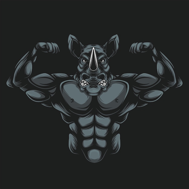 Носорог мускулистый