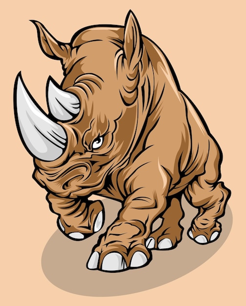 Rhino vector ilustration