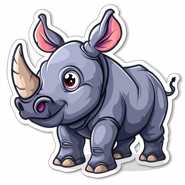 Vector rhinoceros icon