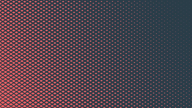 Rhombus Half Tone patroon moderne vector textuur rode dynamische abstracte achtergrond