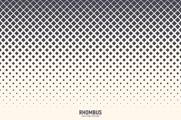 Rhombus Halftone abstracte geometrische textuur achtergrond