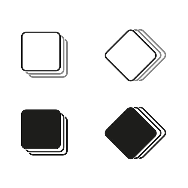 Vector rhombuses icon. line art icon. geometric texture. vector illustration. stock image. eps 10.