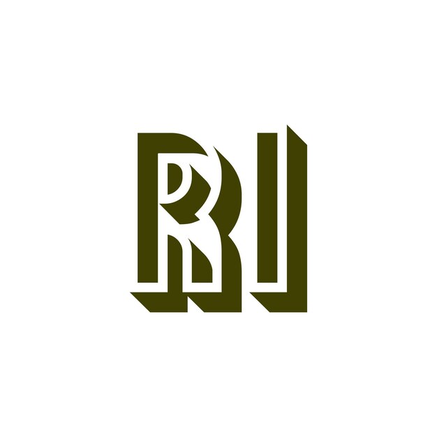 Vector ri logo design