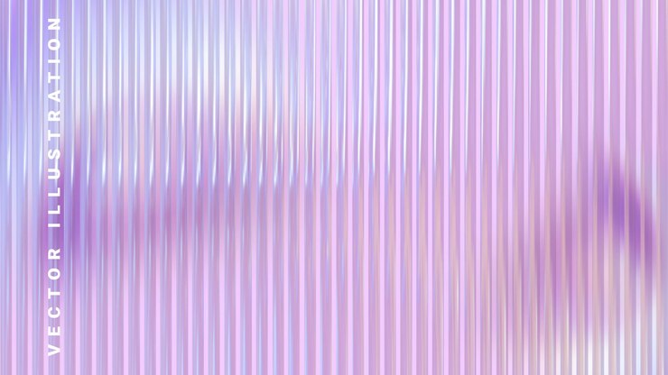 Ribbed glass with pastel colors d glass background with refraction effect
