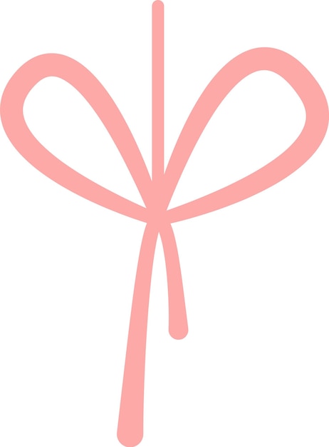 Vector ribbon bow icon