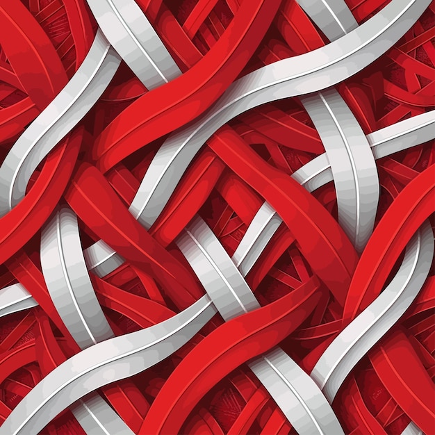 Ribbon geometric background