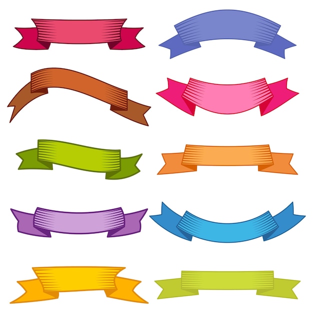 Vector ribbonsandbanners162