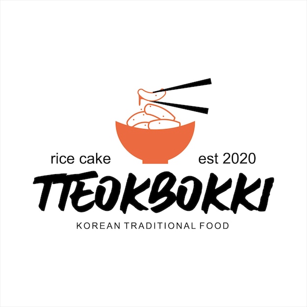 Rice Cake Food Logo Design Vector