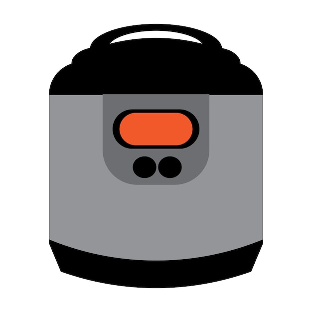 Rice cooker icon logo vector design template