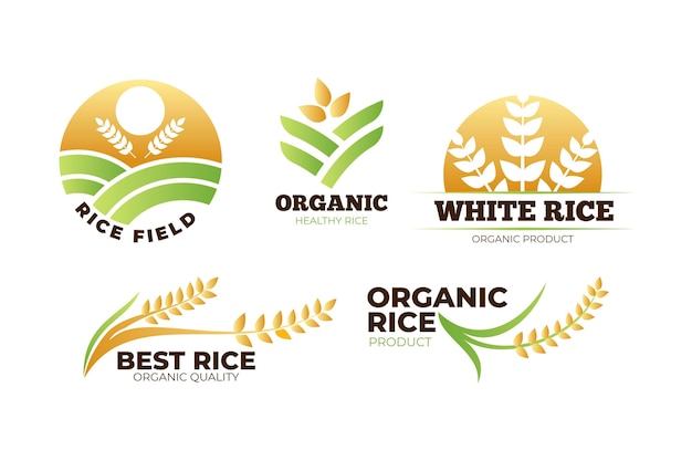 rice logo template pack