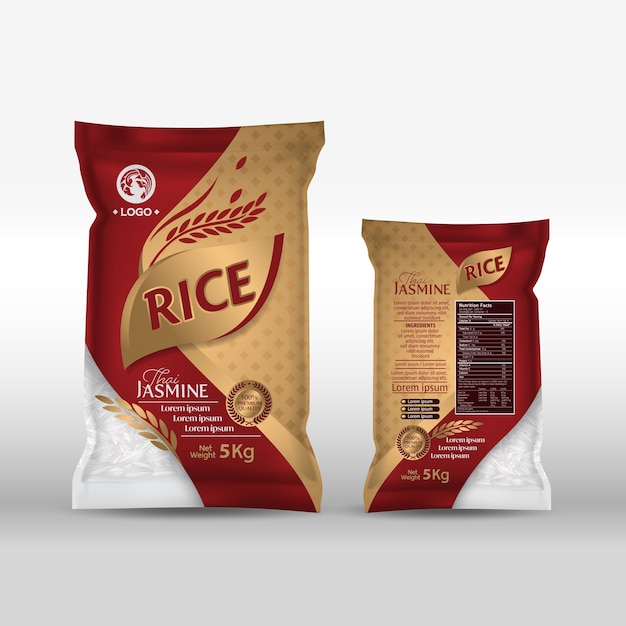 Pacchetto riso thailandia prodotti alimentari