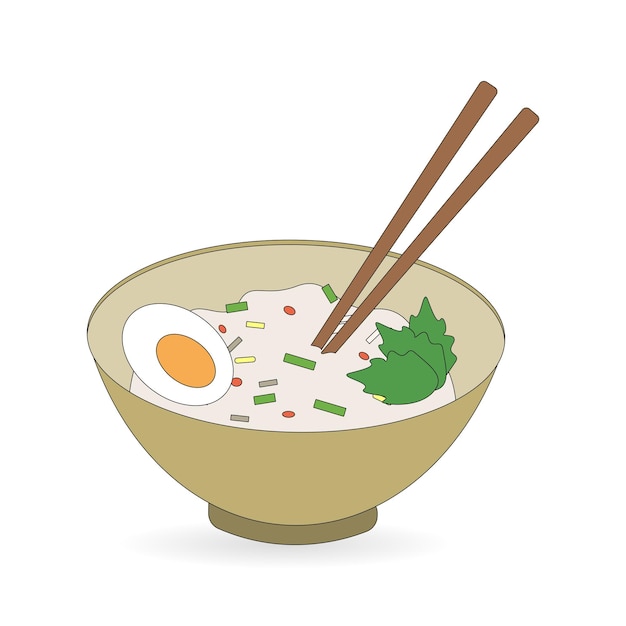 rice porridge with egg