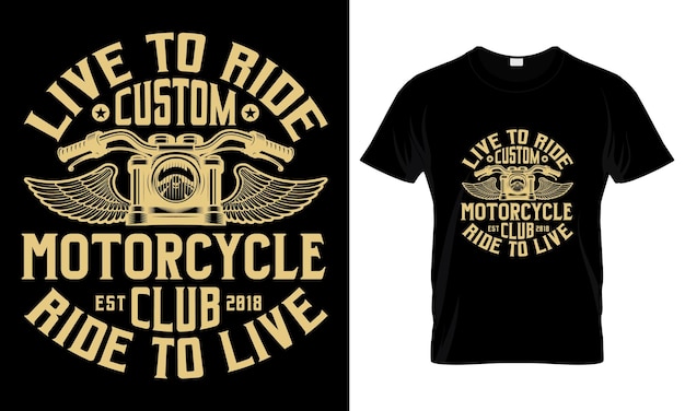 Ride With Style T Shirt Design Template