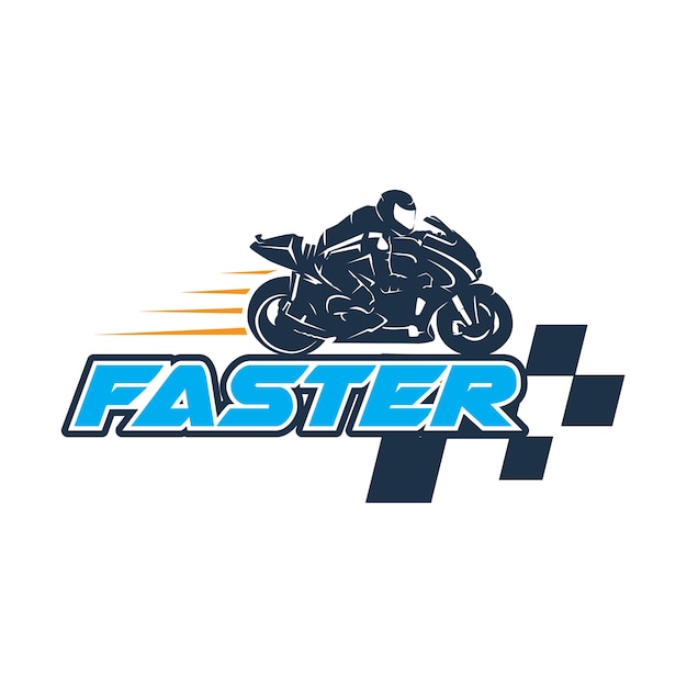 Vector rider moto gp ilustration