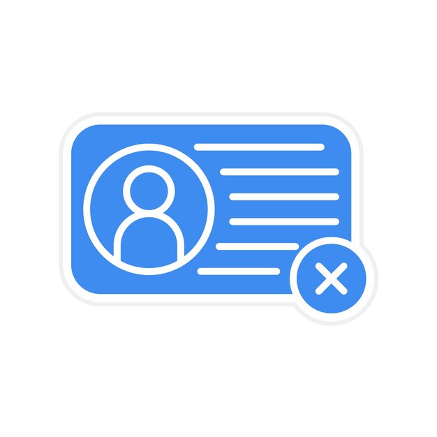 Vector right to be forgotten icon vector image can be used for gdpr