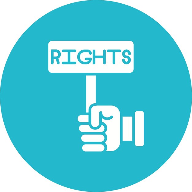 Vector right to object icon vector image can be used for gdpr