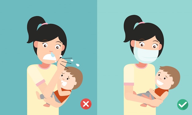 Right and Wrong ways to protect the baby