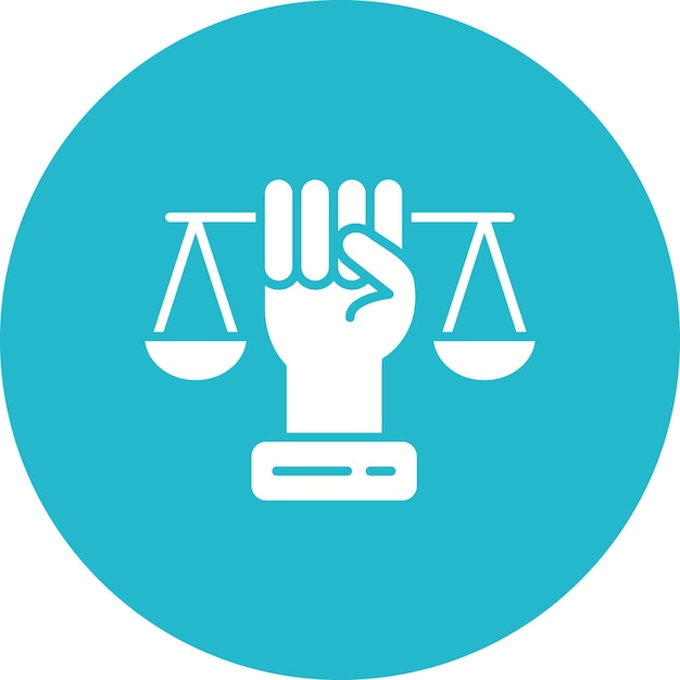 Rights icon vector image can be used for law legislation