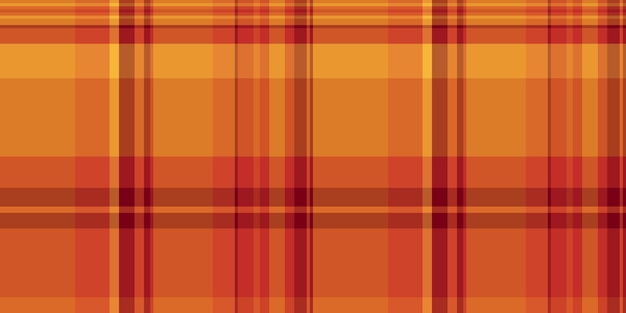 Rij stof textuur vector diagonale plaid patroon naadloos Machinery textiel achtergrond controleren tartan in oranje en rode kleuren