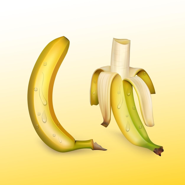 Rijpe bananen illustratie