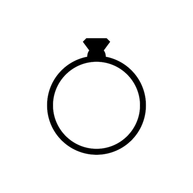 ring icon vector template illustration logo design